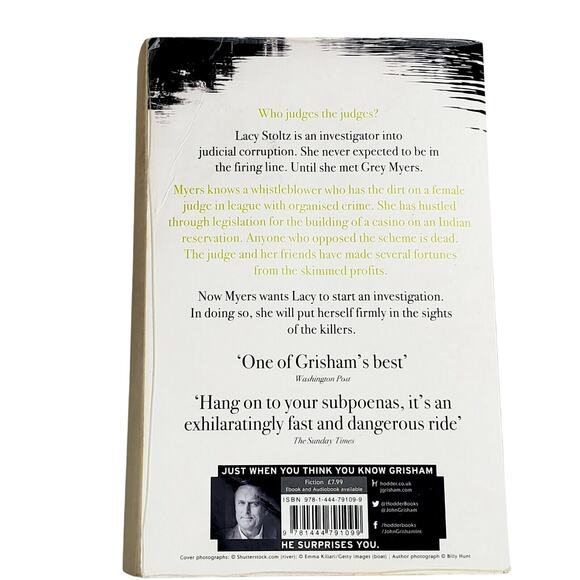 The Whistler by John Grisham 2016 Paperback Book Crime Thriller Scary Spooky - Picture 4 of 5